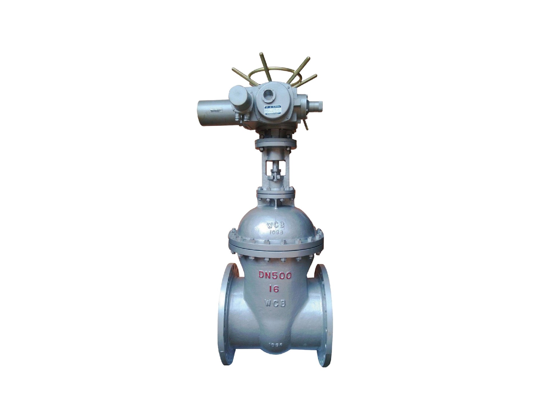 Cast steel electric gate valve