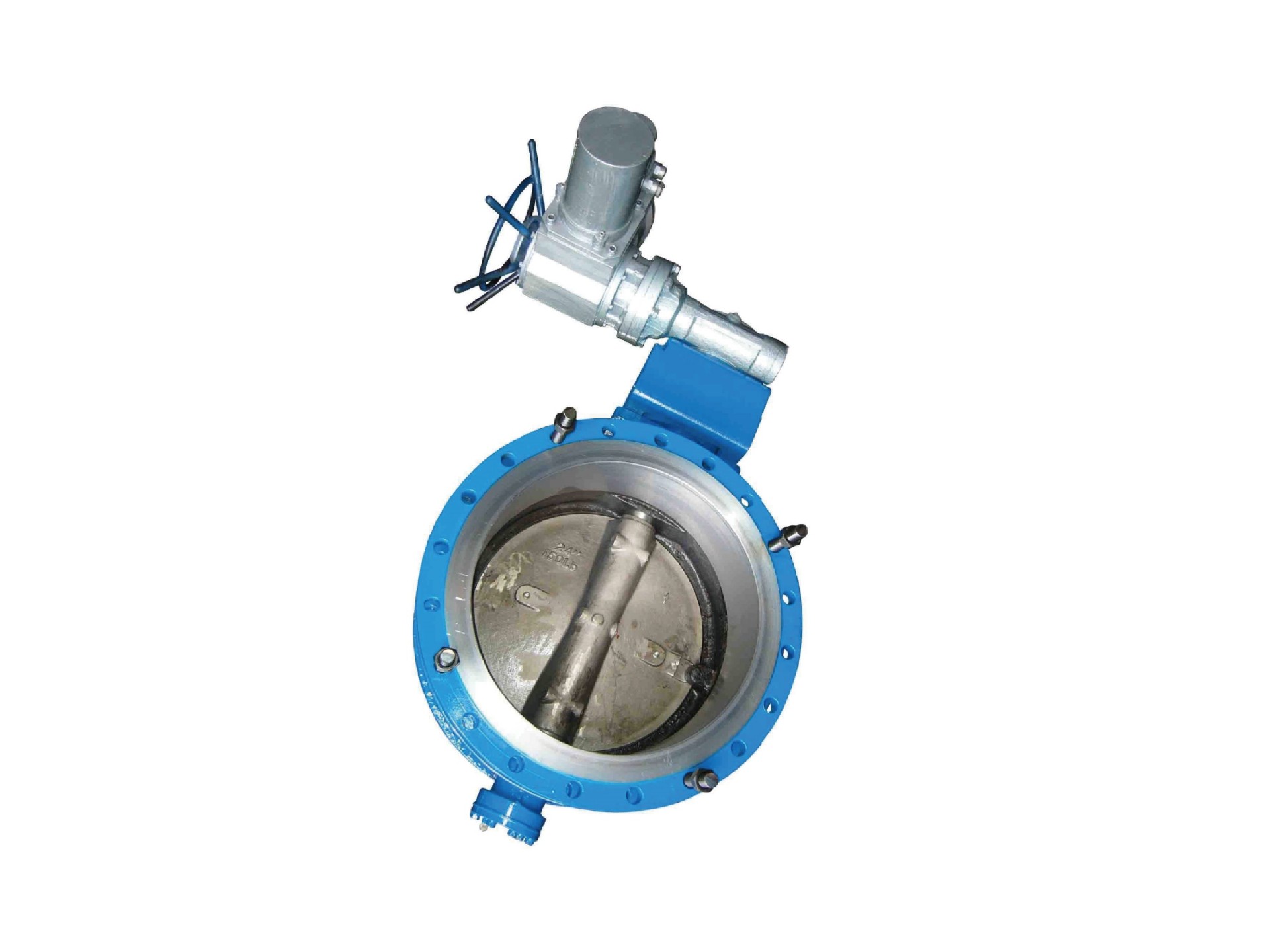 Hydraulic butterfly valve