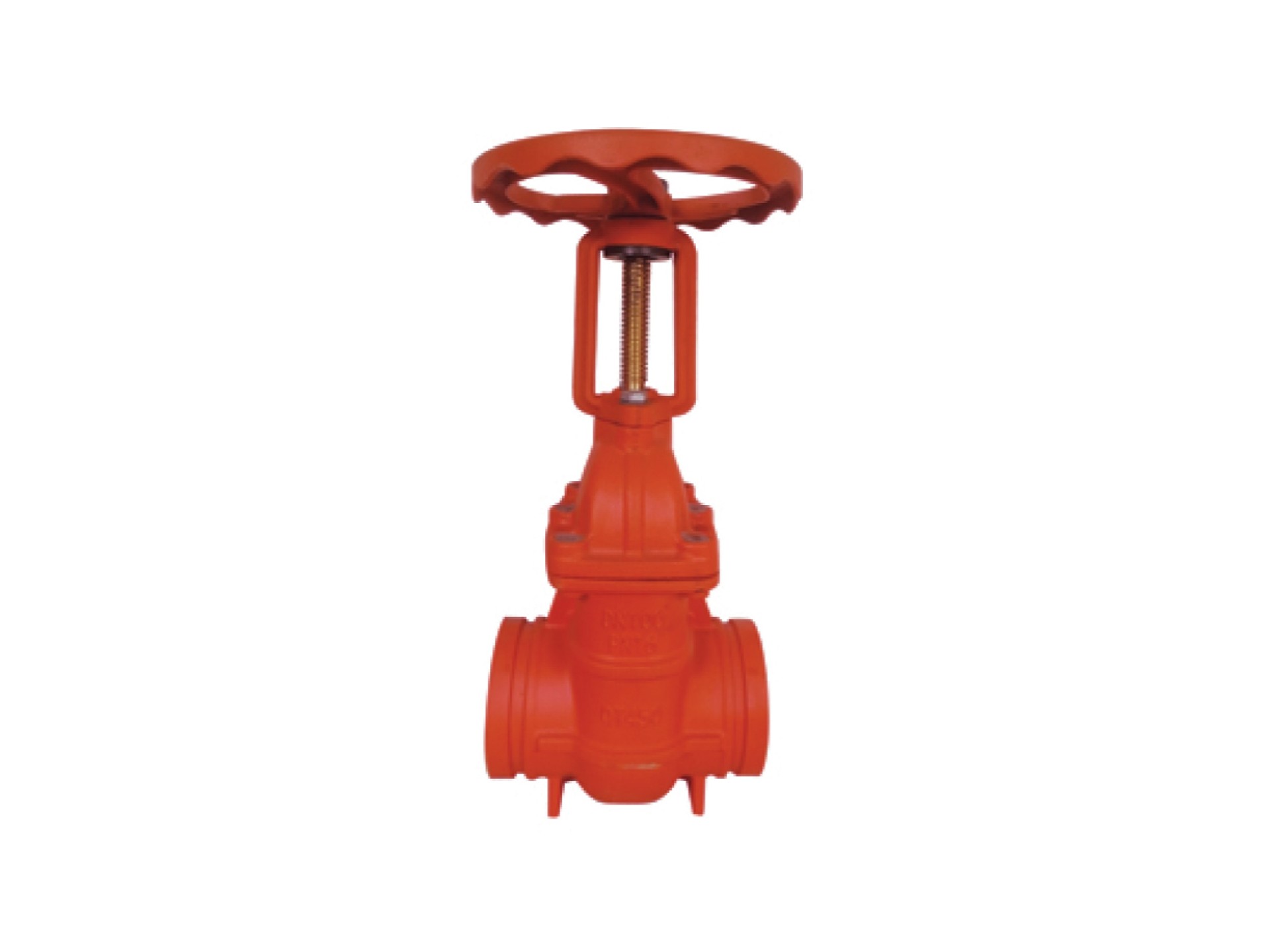 Rising stem flange protective gate valve