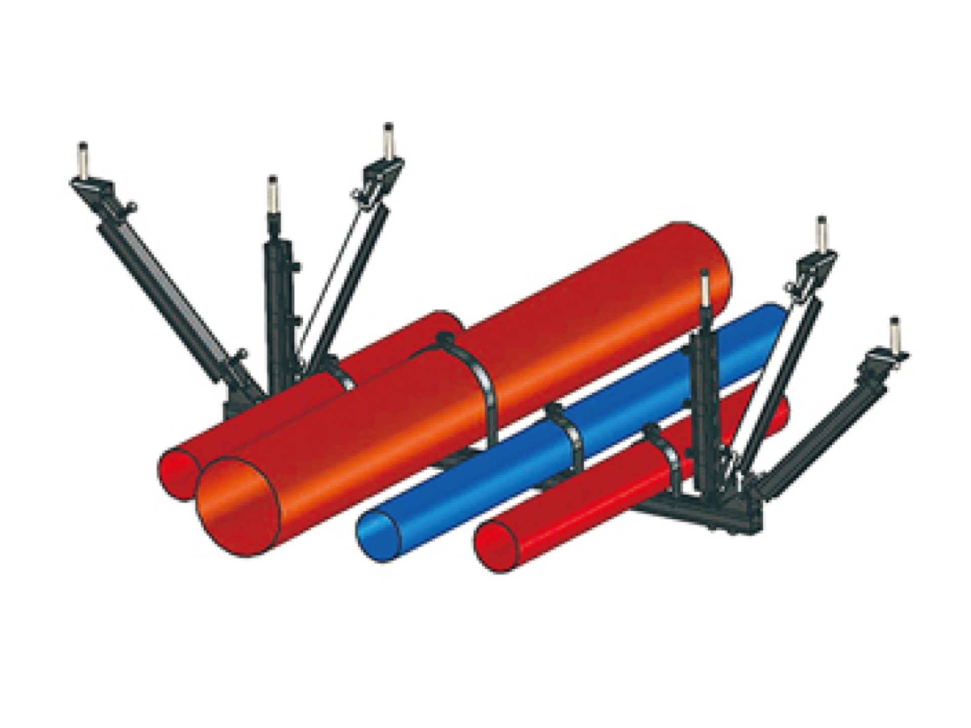Multi tube bidirectional seismic support and hanger