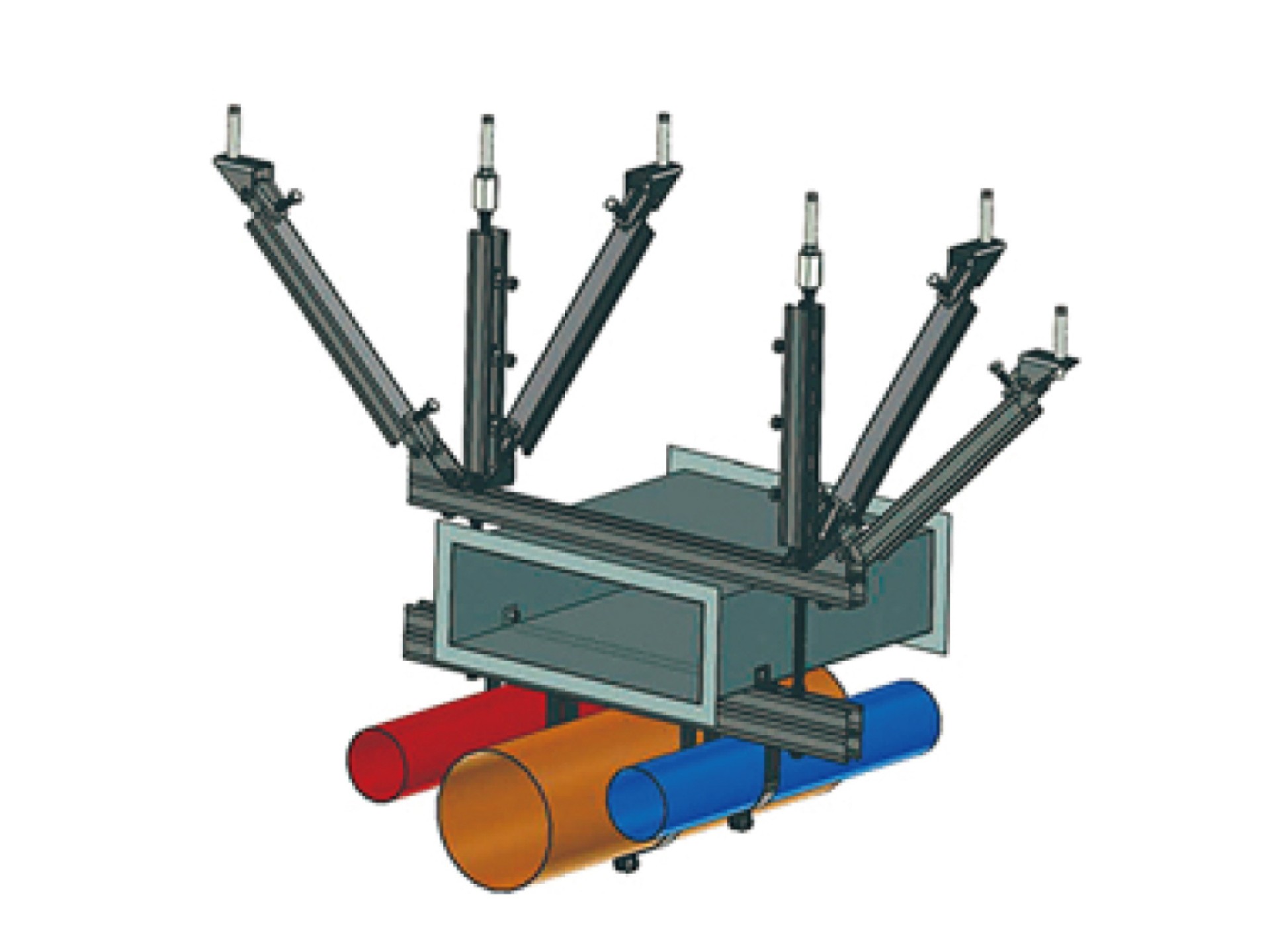 Seismic support and hanger for air duct and water pipe system