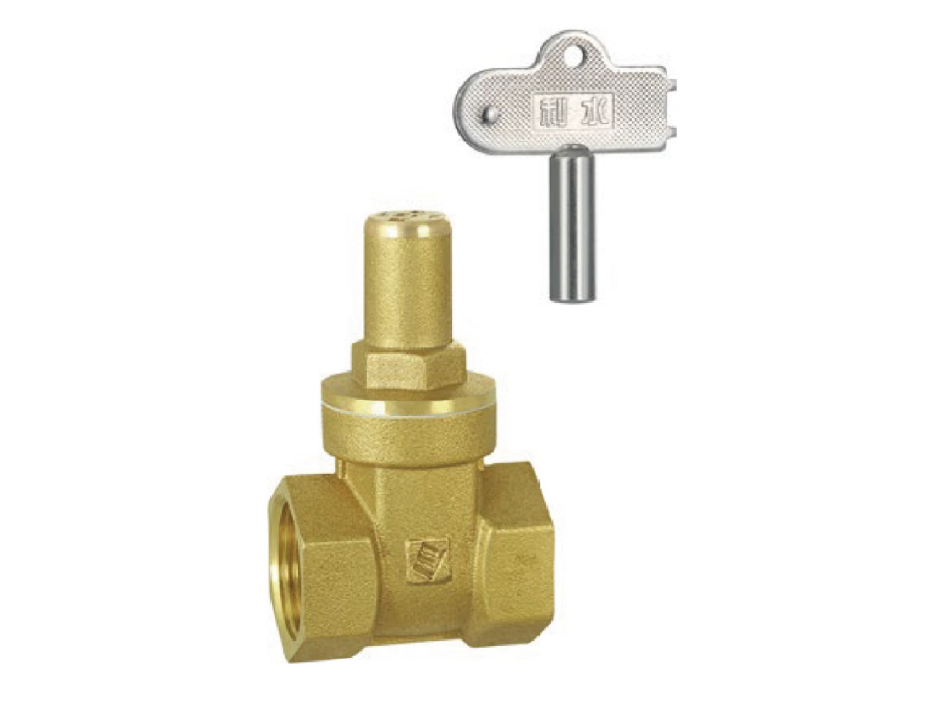 Triangle lock gate valve