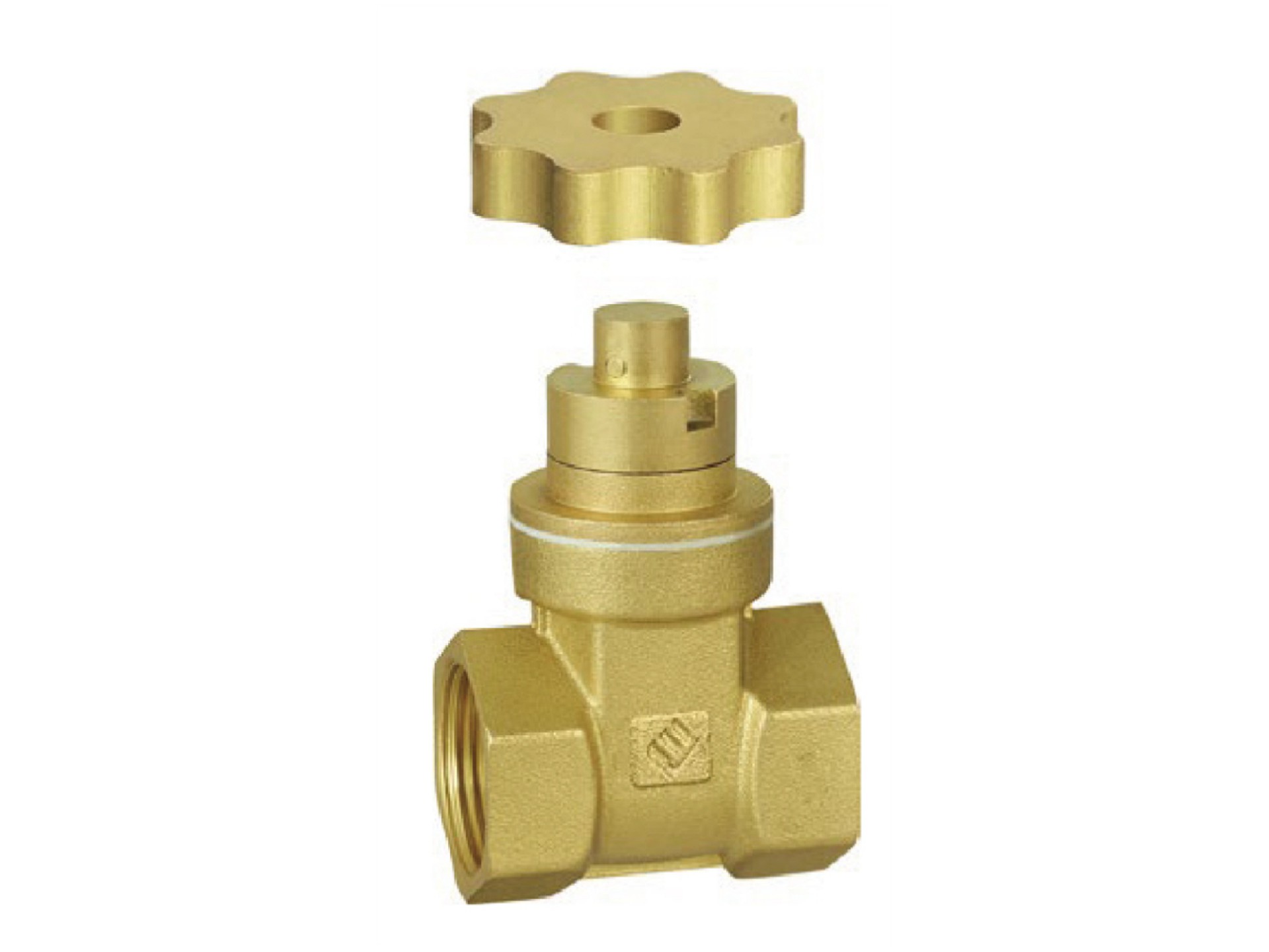 Magnetic locking gate valve