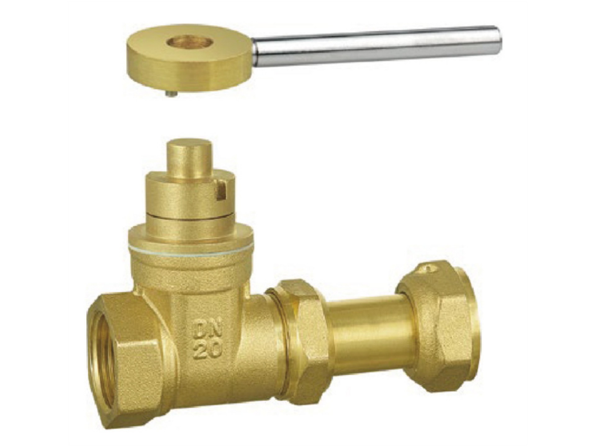 Magnetic locking table front gate valve