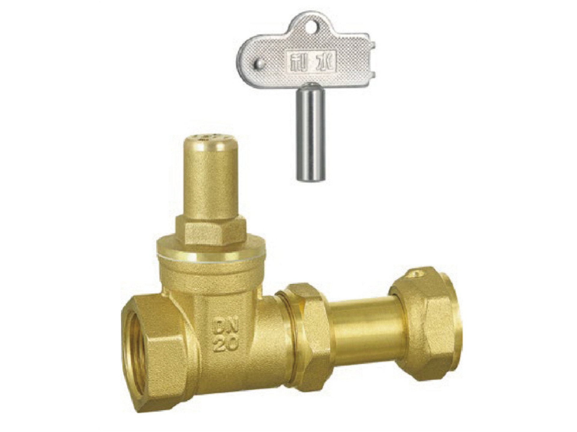 Triangle locking table front gate valve