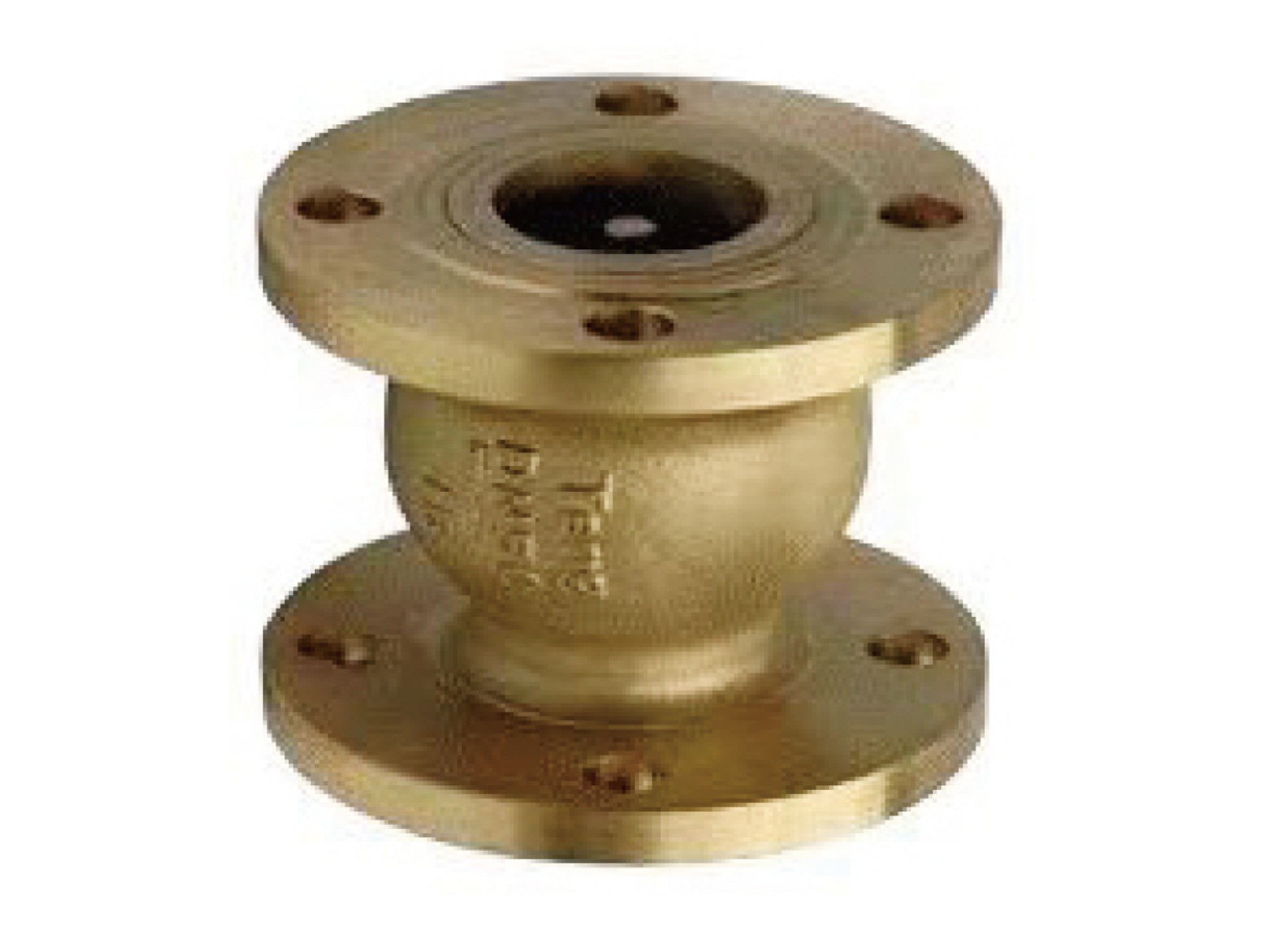 Copper silencing check valve