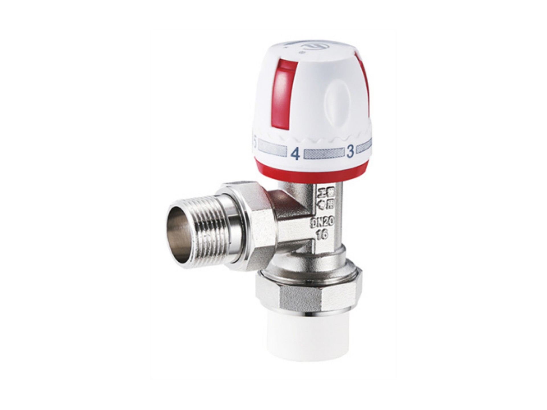 PPR angle temperature control valve